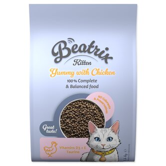 Krmivo Beatrix Kitten s kuřecím 1,4 kg