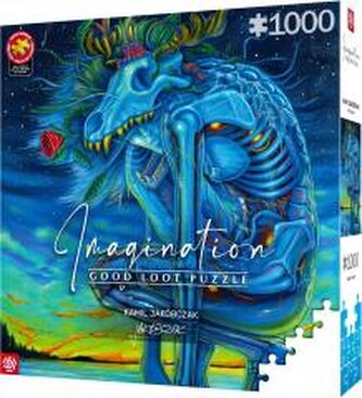 Puzzle 1000 Kamil Jakóbczak Biały Wilk