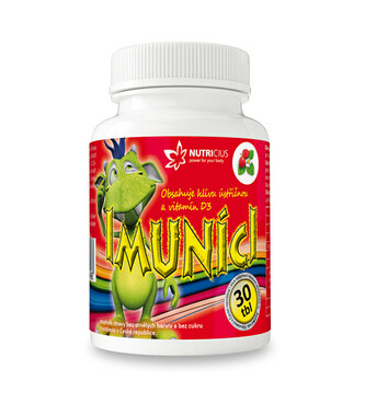 Nutricius Imuníci - Hlíva ústřičná s vitamínem D pro děti 30 tablet