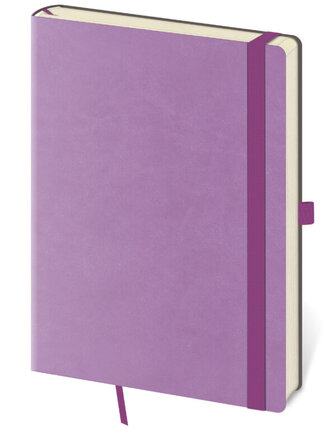 Tečkovaný zápisník Flexies L Violet (čtverečkovaný)