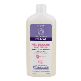 Gel sprchový neparfemovaný pro citlivou pleť REACTIVE 500 ml BIO   JONZAC