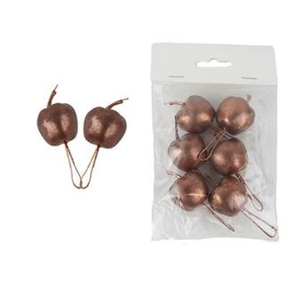 Jablíčka na drátku, 6 ks X7524-30