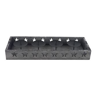 Adventní svícen s hvězdičkami D7415