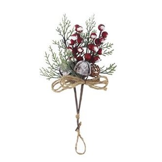 Dekorační větev s bobulemi P2323