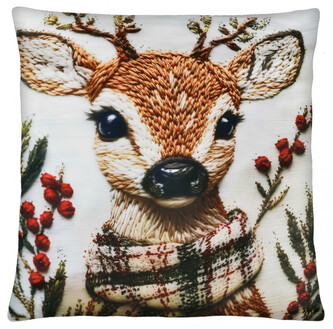 Vánoční polštář CHRISTMAS DAY motiv III. 40x40 cm Mybesthome