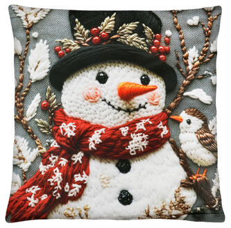 Vánoční polštář CHRISTMAS DAY motiv I.  40x40 cm Mybesthome
