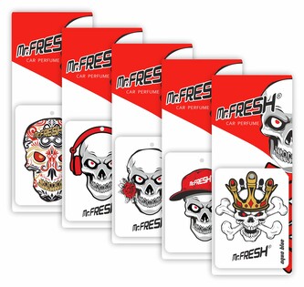 Mr. Fresh Skull Aqua Blue