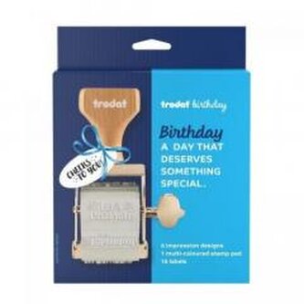 Stempel z hasłami Birthday