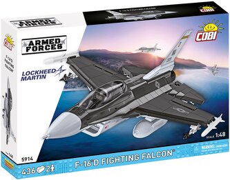 Cobi 5914 Armed Forces F-16 D FIGHTING FALCON,1:48, 436 k, 1 f