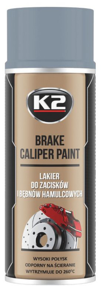 K2 Brake caliper paint 400 ml Stříbrná
