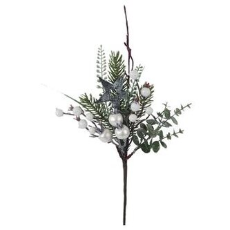 Dekorační větev s bobulemi P2333
