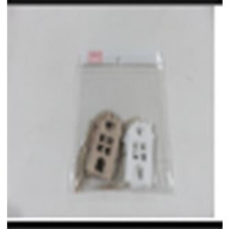 Domeček k zavěšení, 4 ks D7608