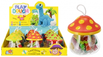 Masa plastyczna z akcesoriami 12cm mix   MEGA CREATIVE 567757