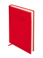 Kalendarz książkowy A5 2026 Colorfix dzienny czerwony