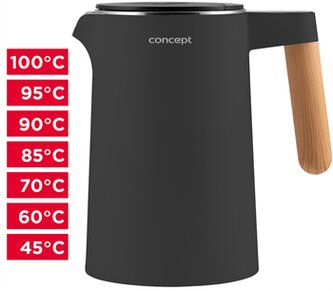 Concept RK3302 Salt & Pepper, antracitová Concept RK3302 Salt & Pepper, antracitová