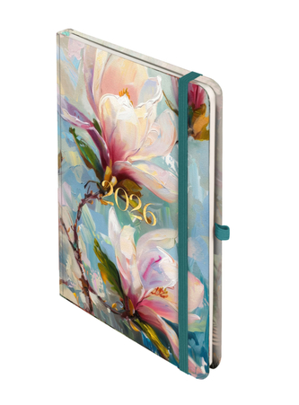 Kalendarz książkowy A5 2026 Botanical dzienny Flora