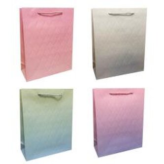 Torebka prezentowa S Gradient z tłoczeniem mix Torebka prezentowa S Gradient z tłoczeniem mix