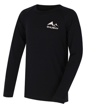 Dětské merino termoprádlo Merbo K black - 128
