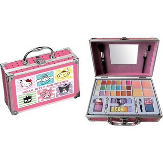 Hello Kitty kosmetický kufřík (laky na nehty, pomády, stíny, štětečky, zrcátko)
