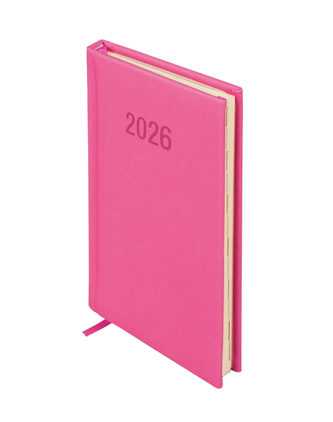 Kalendarz książkowy A6 2026 Colorfix tygodniowy różowy