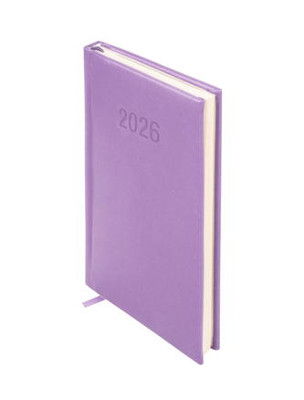 Kalendarz książkowy A6 2026 Colorfix tygodniowy liliowy