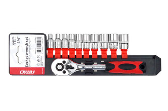 Sada nástrčných klíčů 1/4" 4-13 mm, 11 ks Sada nástrčných klíčů 1/4" 4-13 mm, 11 ks