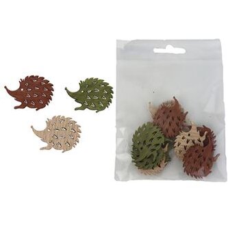 Dekorační ježek, 10 ks D7437