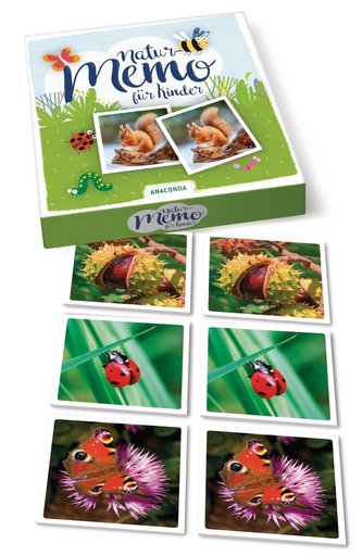 Natur Memo-Spiel für Kinder