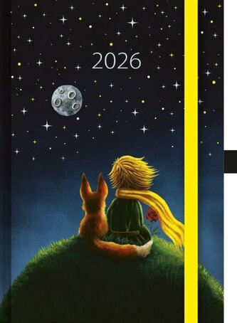 Denní diář 2026 - Art Malý princ s gumičkou (A5)