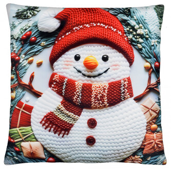 Vánoční polštář FOLK CHRISTMAS motiv IV.  40x40 cm Mybesthome