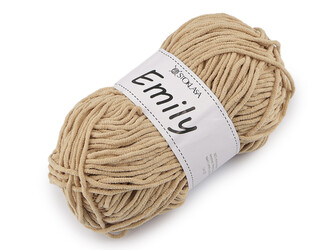 Pletací žinylková příze Emily 100 g - 1 ks - 27 krémová