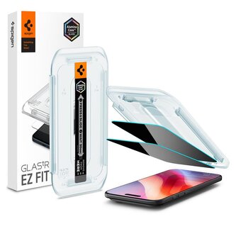Spigen Glass tR EZ Fit (Privacy) 2 Pack, transparency - iPhone Air