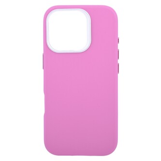 Pouzdro Leather Frame s podporou MagSafe iPhone 16 Pro - tmavě růžové Pouzdro Leather Frame s podporou MagSafe iPhone 16 Pro - tmavě růžové
