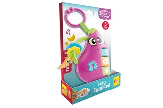 Lisciani Carotina Baby Bakłażan muzyczny 09890