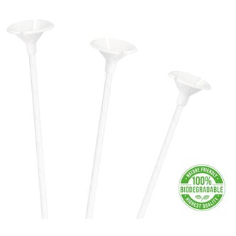 Eko papírové tyčinky na balónky 10  ks - Party Pal