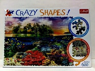 PUZZLE 600 Crazy Shapes Tropik.wyspa 11113