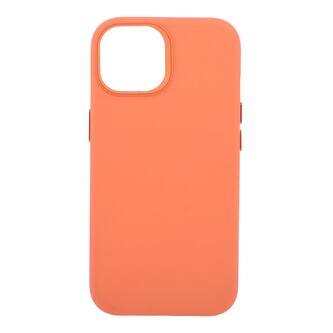 Pouzdro Leather Frame s podporou MagSafe iPhone 13/14 - oranžové Pouzdro Leather Frame s podporou MagSafe iPhone 13/14 - oranžové