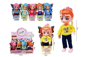 Lalka 16cm 6wz włosy rozciągane H13893 50929