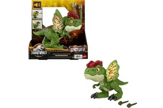 JURASSIC WORLD Dilophosaurus ryczący HNT66 /1