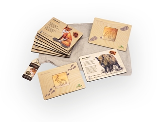 Lesní svět Frotážová sada - Lesní zvířátka Lesní svět Frotážová sada - Lesní zvířátka