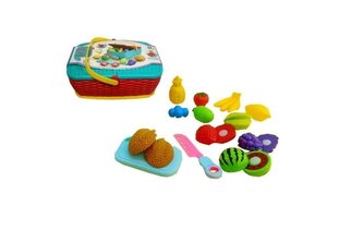 Koszyk piknikowy z produktami do krojenia Q11226