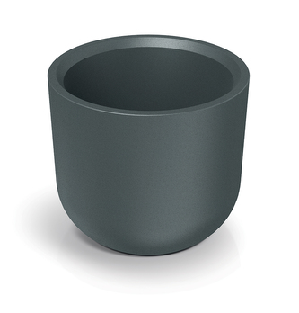Květináč MOLTA ROUND HIGH 40 cm - barva: grafit