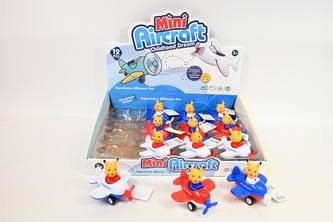 Samolot zwierzątko 10cm 12szt/disp BSAM5625 75625