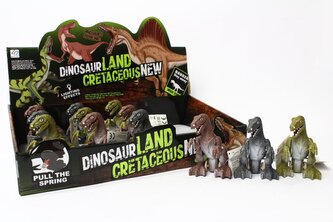 Dinozaur 14cm nakr św 3kol 12szt/disp H12906 31942