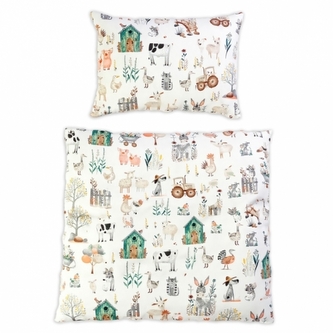 Povlečení do postýlky, 2D sada - Farma, 135x100; 135x100