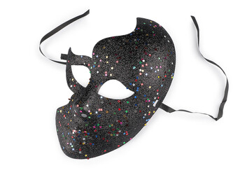 Benátská maska - škraboška - 1 ks - 4 černá