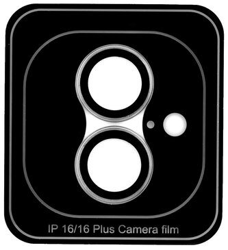 Ochranné sklo na objektiv iPhone 16/16 Plus - titanové