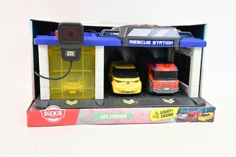 Dickie stacja ratownicza+3 pojazdy św/dźw 371-6027