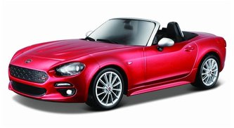 Fiat 124 Spider Red 1:24 BBURAGO