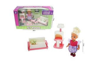 Lalka 11cm zwierzaki HLR35 44171